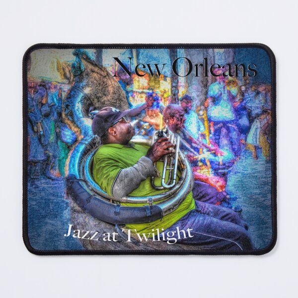 Item preview, New Orleans Jazz at Twilight Fine Art Poster designed and sold by Wayne King.