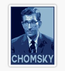 Chomsky Pop-Art Sticker