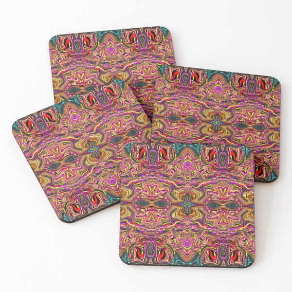 Item preview, Patterns of vibrant colored waves designed and sold by แพตตรา.