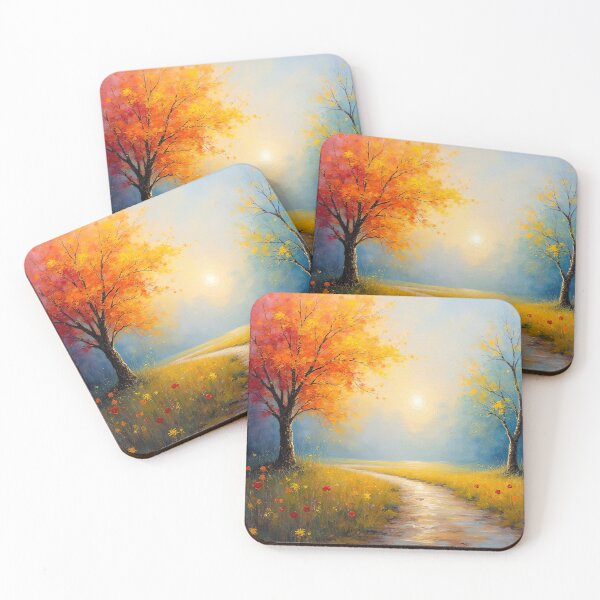 Item preview, Golden Path to Autumn Bliss designed and sold by Delemore Art.