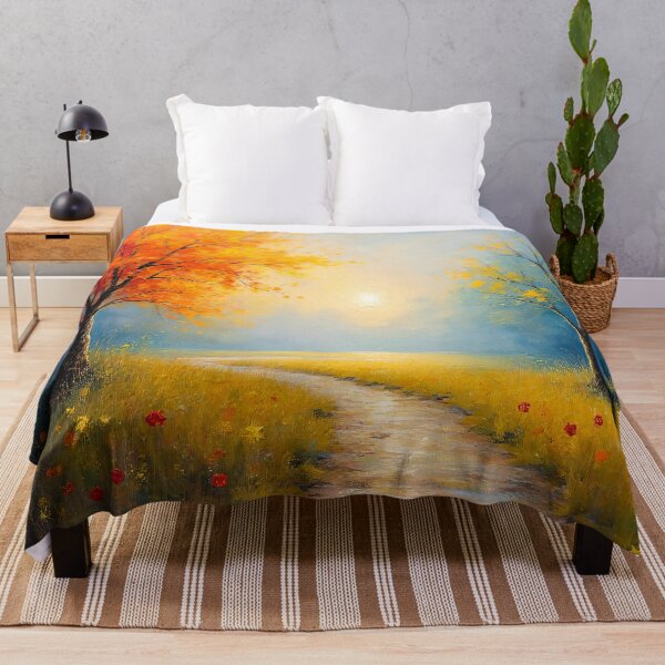 Item preview, Golden Path to Autumn Bliss designed and sold by Delemore Art.