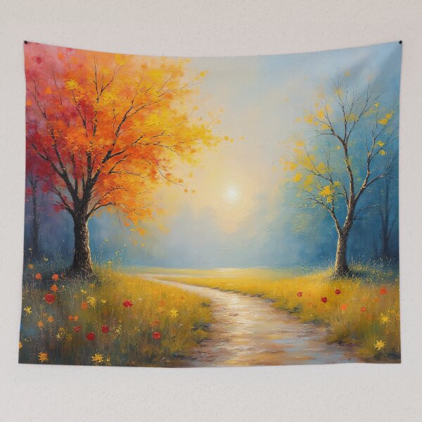 Item preview, Golden Path to Autumn Bliss designed and sold by Delemore Art.