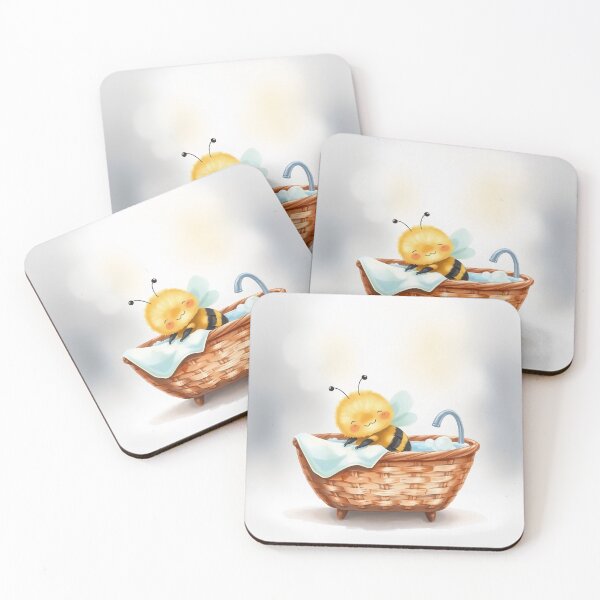 Item preview, Bee bathing designed and sold by Neranchara.