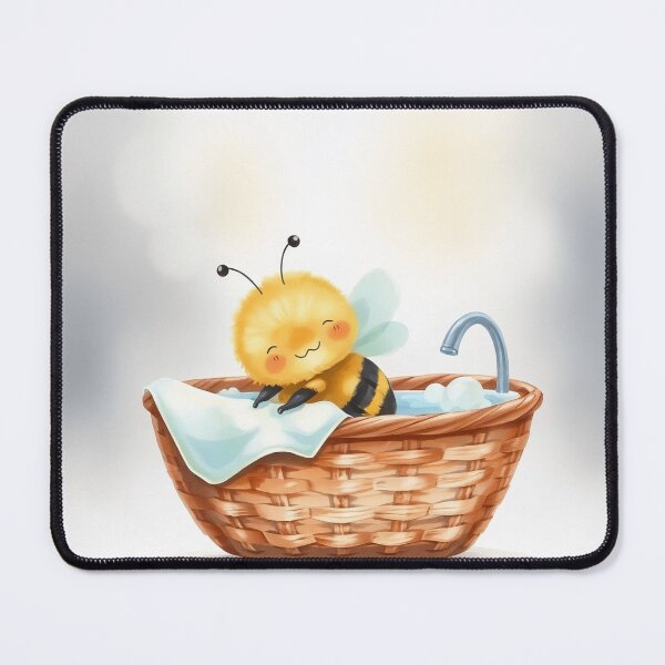 Item preview, Bee bathing designed and sold by Neranchara.