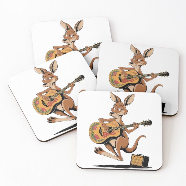 Item preview, Kangaroo Playing Guitar designed and sold by TheWizArt.