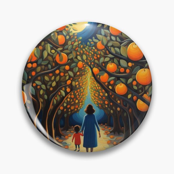 Item preview, Mother and child among Orange Grove designed and sold by George Hutton Hunter.