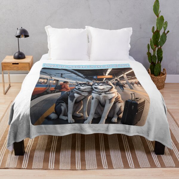 Item preview, Dogs at the train station designed and sold by GiCapgraphics.