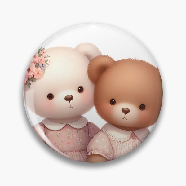 Item preview, A0615 Blossom Bear Friends – Adorable Bear Artwork with Floral Charm, Perfect for Kids’ Rooms, Nurseries, or as a Heartwarming Gift designed and sold by angieart68.