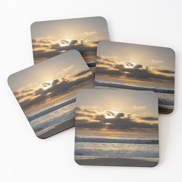 Item preview, Beach Sunset Partially Obscured by Clouds designed and sold by SafariByMarisa.