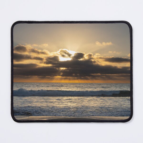 Item preview, Beach Sunset Partially Obscured by Clouds designed and sold by SafariByMarisa.