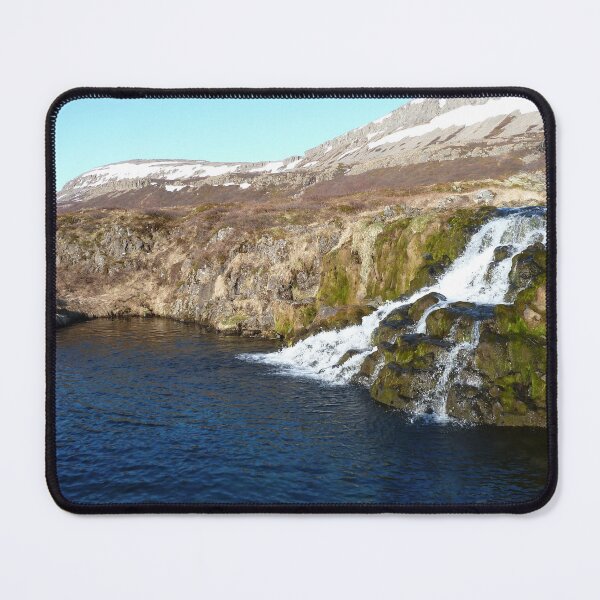 Item preview, small waterfall at the foot of Dynjandi in Iceland designed and sold by KleineChaotin.