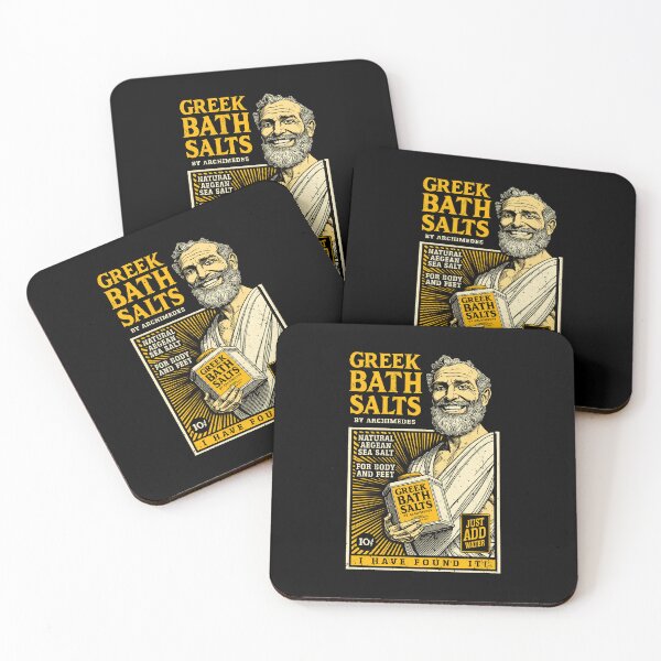 Item preview, Archimedes Funny Greek Bath Salts Ad Mathematics Science designed and sold by GrandeDuc.