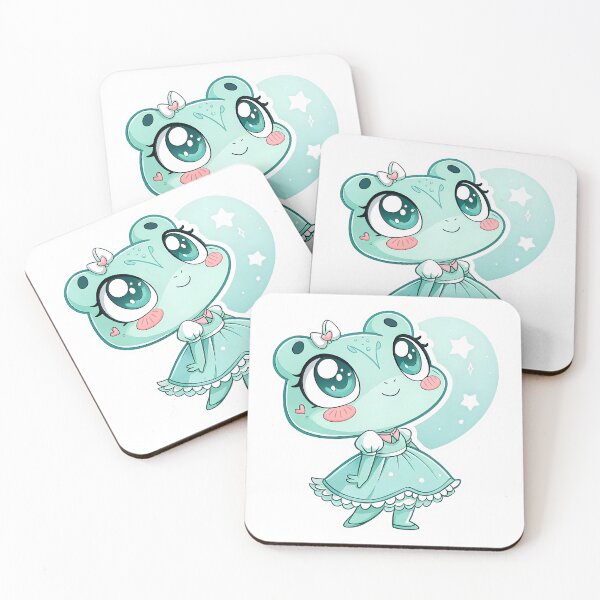 Item preview, Cute Chibi frog girl designed and sold by AhArtMe.