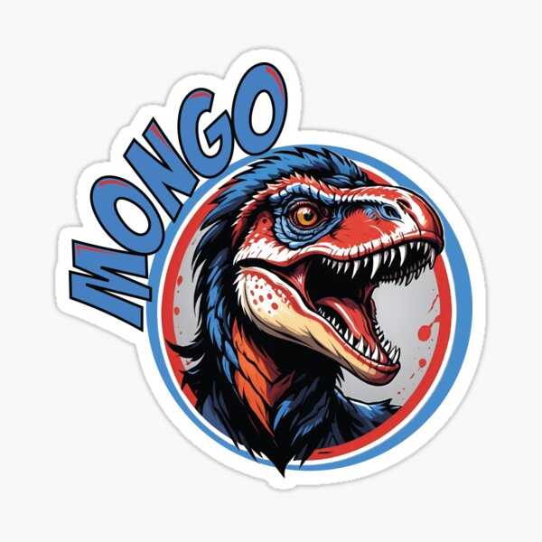 Item preview, Mongo, velociraptor, dino, dinosaur, dungeon, comic, cartoon,  designed and sold by SavageLegion.