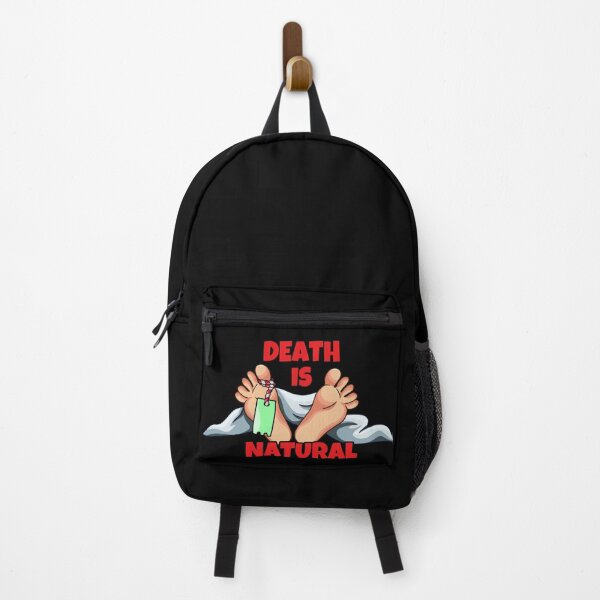 Item preview, Death Is Natural, Funny Nurse Saying designed and sold by Tiszert.