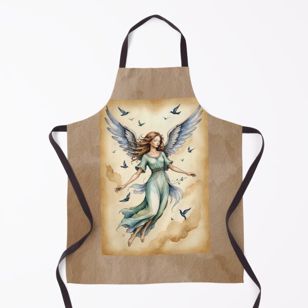Item preview, Angel with Flying Birds Design - Rustic Aged designed and sold by Our Bible Journey.