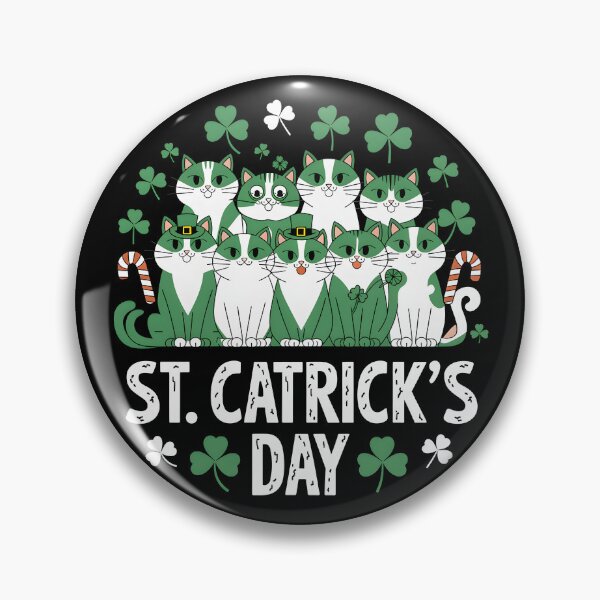 Item preview, St. Catrick's Day - Cute Irish Cat Lover designed and sold by Zeevla.