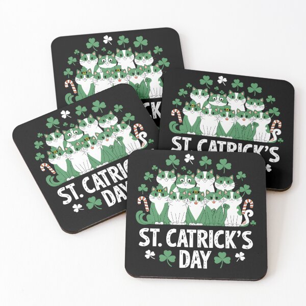 Item preview, St. Catrick's Day - Cute Irish Cat Lover designed and sold by Zeevla.