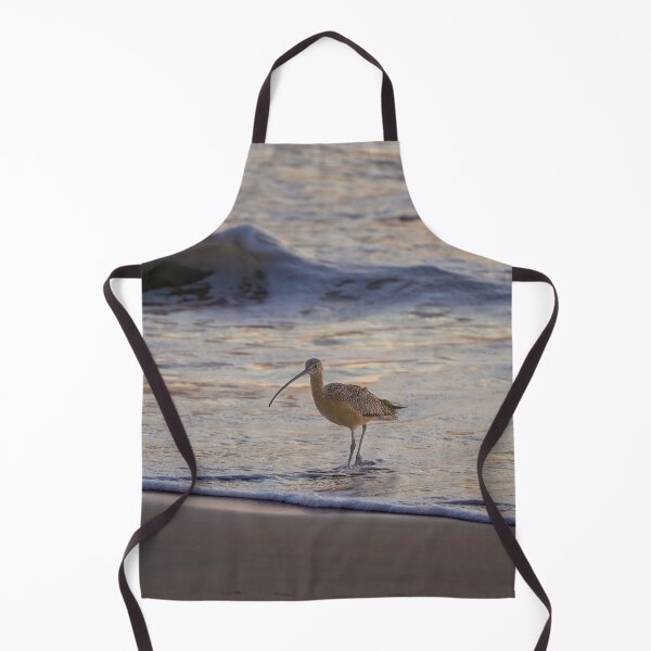 Item preview, Sandpiper Bird at Water's Edge with Wave at Sunset designed and sold by SafariByMarisa.