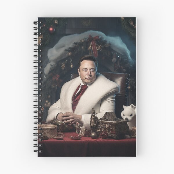 Item preview, Navidad blanca de Elon Musk designed and sold by spiritedmuse.