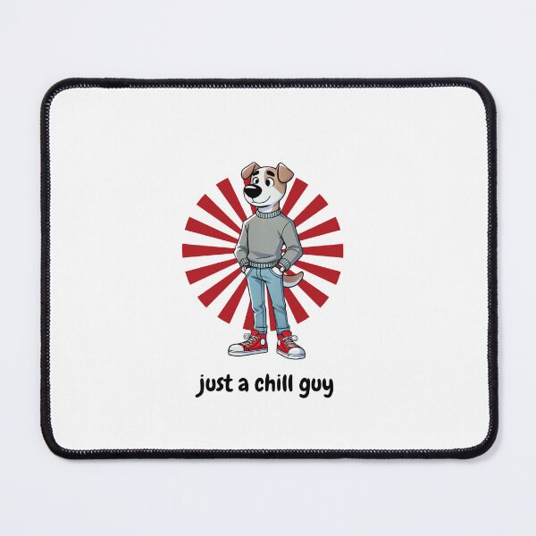 Item preview, Chill Guy - Funny Cartoon Dog Character in Stylish Outfit designed and sold by sabily.