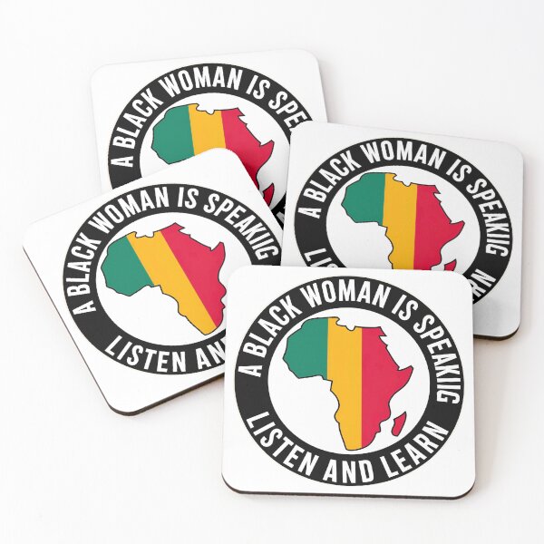 Item preview, A Black Woman Is Speaking, Listen and Learn designed and sold by TheWizArt.