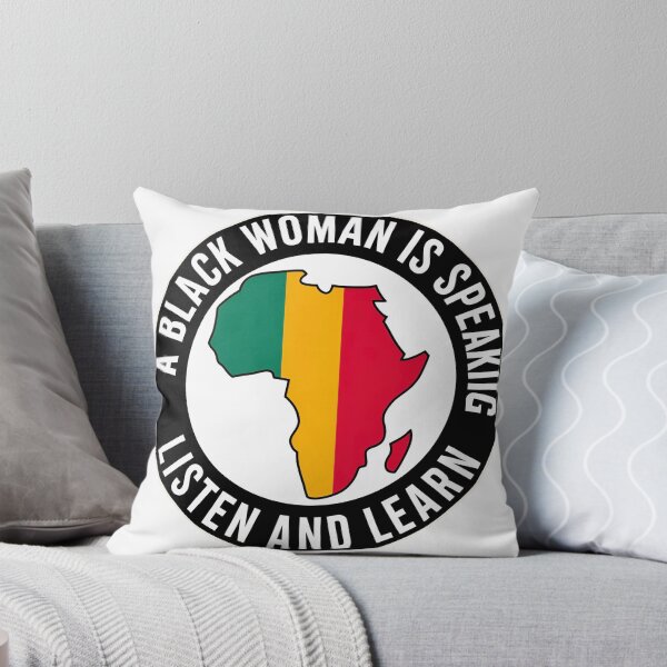 Item preview, A Black Woman Is Speaking, Listen and Learn designed and sold by TheWizArt.