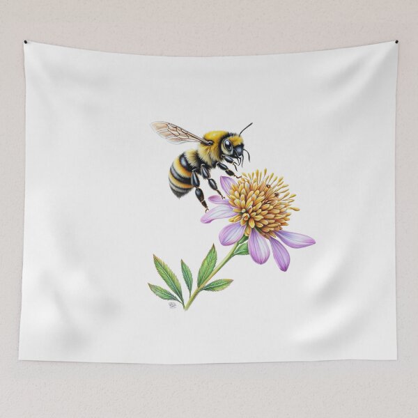 Item preview, Botanical Bee, Floral Design  designed and sold by Our Bible Journey.