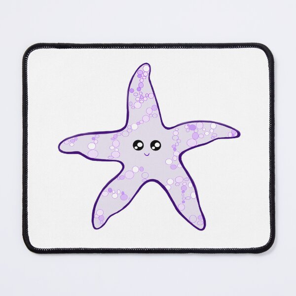 Item preview, Cute purple starfish cartoon character designed and sold by IrynasShop.
