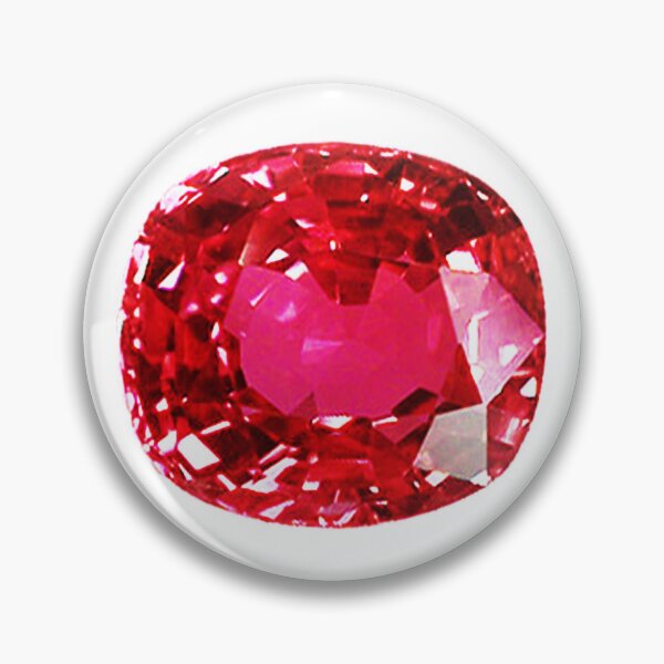 Item preview, Cushion Cut Ruby Gemstone Pattern – July Birthstone designed and sold by DigitalGemArt.