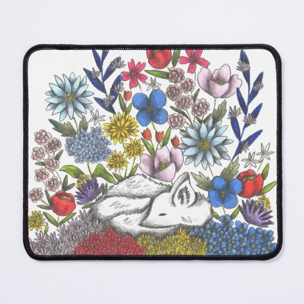 Item preview, Deer in the midst of Flowers designed and sold by CeciliaBattaini.