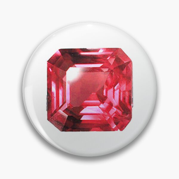 Item preview, Octagon shaped Ruby Gemstone July Birthstone designed and sold by DigitalGemArt.
