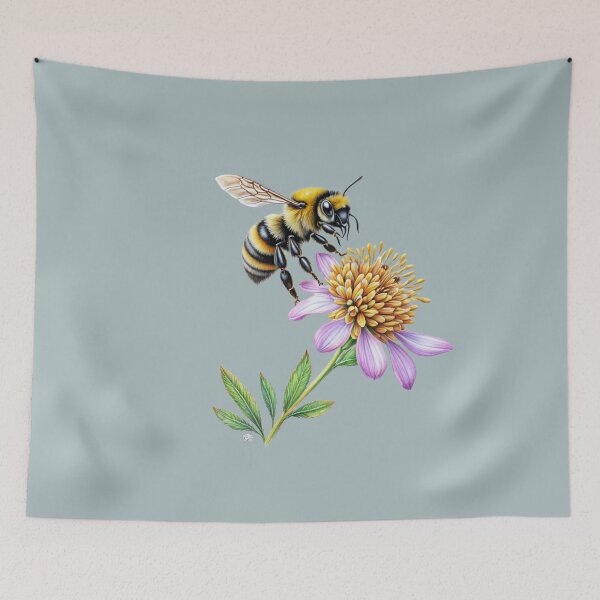 Item preview, Botanical Bee, Floral Design  designed and sold by Our Bible Journey.