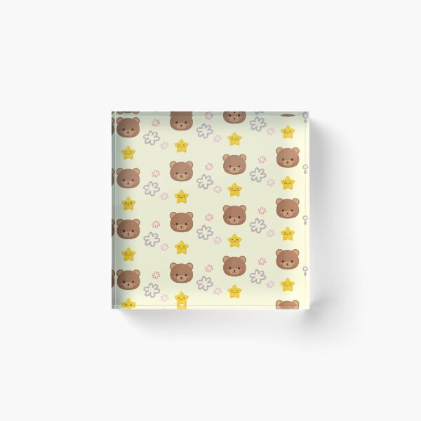 Item preview, Cute bear with star in yellow  designed and sold by HoneyBlizz.