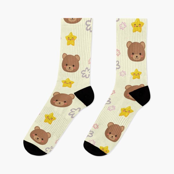 Item preview, Cute bear with star in yellow  designed and sold by HoneyBlizz.