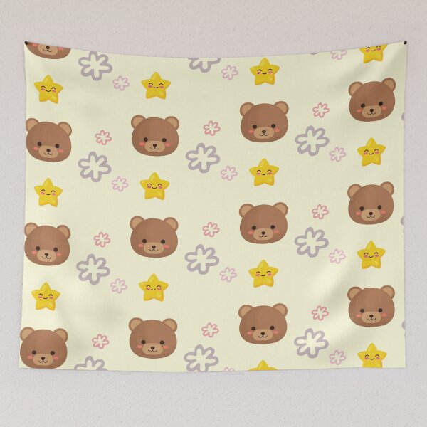 Item preview, Cute bear with star in yellow  designed and sold by HoneyBlizz.