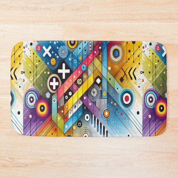 Item preview, Vibrant Geometric Math Symbols | Trendy Abstract Design designed and sold by Zeeshankhan1345.