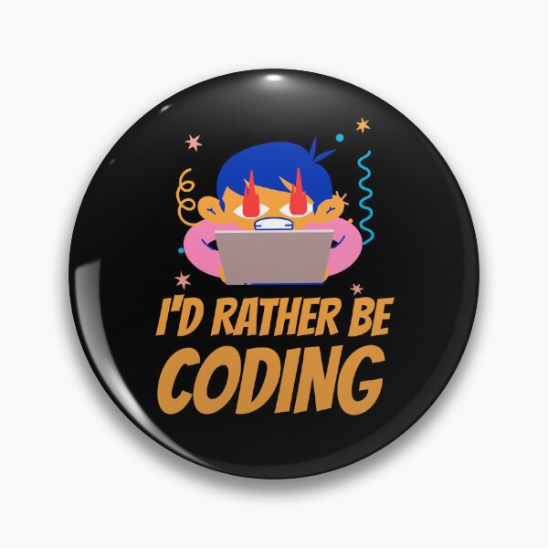 Item preview, I'd rather be Coding designed and sold by 87-Aesthetics.