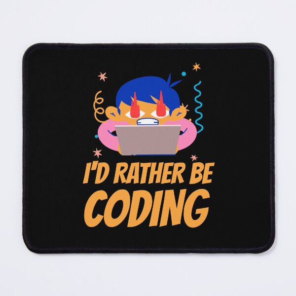 Item preview, I'd rather be Coding designed and sold by 87-Aesthetics.