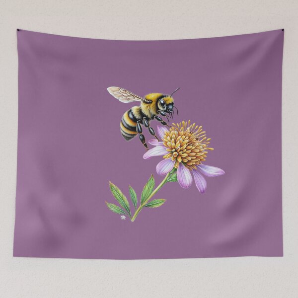 Item preview, Botanical Bee, Floral Design  designed and sold by Our Bible Journey.