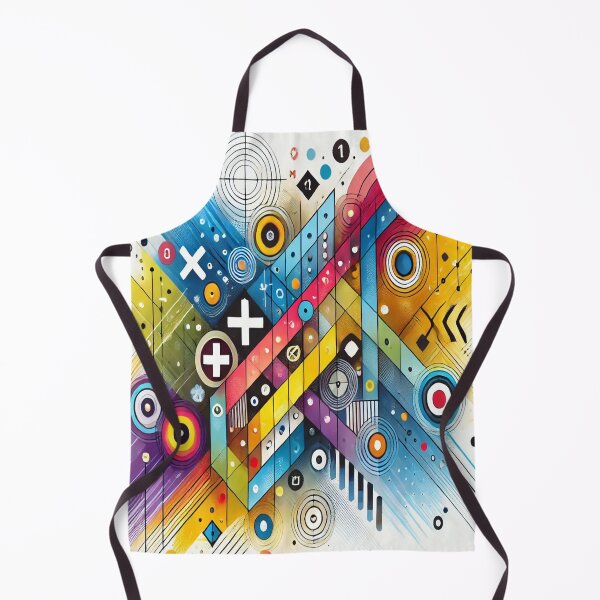 Item preview, Vibrant Geometric Math Symbols | Trendy Abstract Design designed and sold by Zeeshankhan1345.