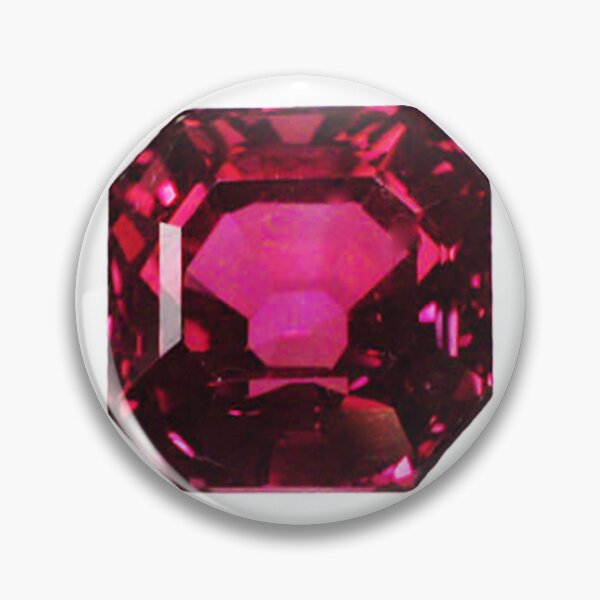 Item preview, Rectangular Ruby Gemstone Pattern – Deep Red Elegance designed and sold by DigitalGemArt.