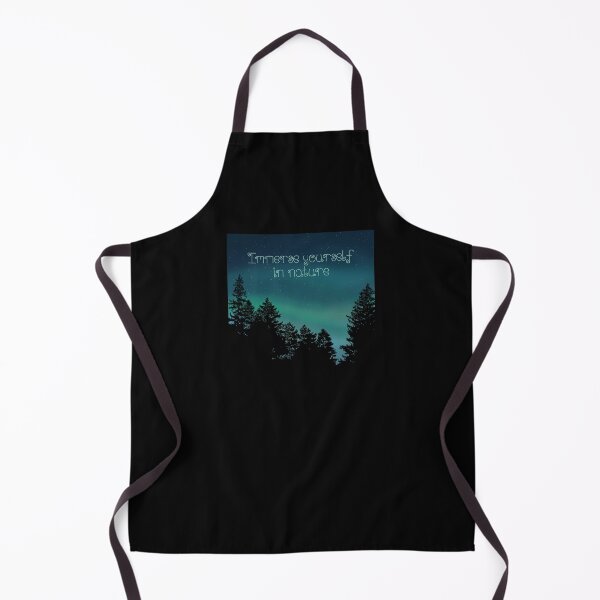 Item preview, Immerse yourself in nature. Northern Lights, pine trees, stars designed and sold by Scat the cat.