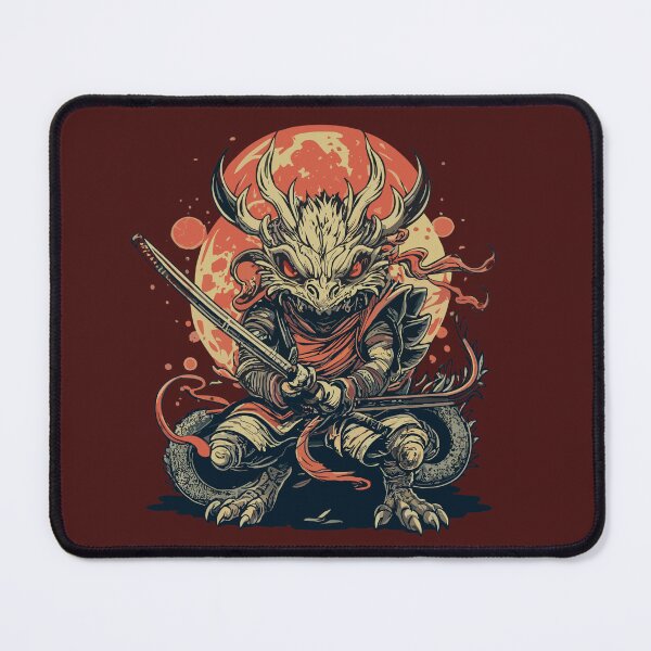 Item preview, Dragon Samurai Warrior - Japanese Katana Art designed and sold by TrendZ Style.