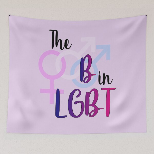 Item preview, The B in LGBT designed and sold by BELLOBORDO.