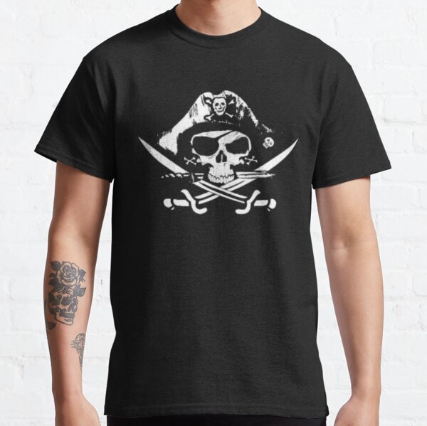 KokomoRoad A Pirate's Life for Me Unisex T-Shirt, Pirate T-Shirt, Jolly Roger T-Shirt, Pirate Gifts, Pirates of The Caribbean, Beachy Shirts