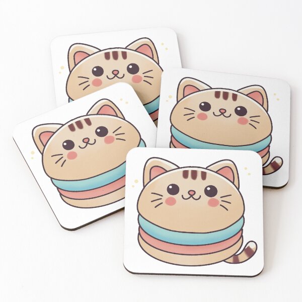 Item preview, Macaron Kitty Delight designed and sold by PieChocolate.