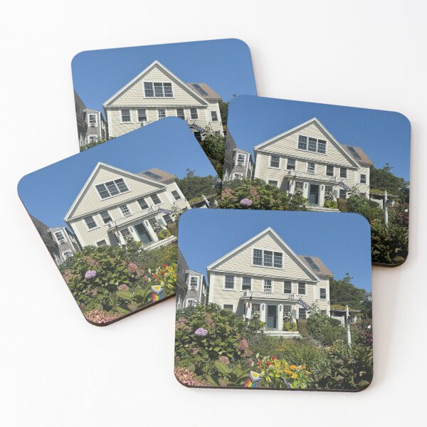 Item preview, Beautiful Victorian Home in Provincetown, Massachusetts with Lush Green Lawn and Garden designed and sold by MMVisualArts.