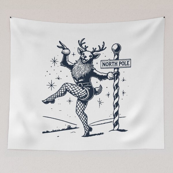 Item preview, Funny Pole Dance Reindeer Christmas designed and sold by LuminOrb.