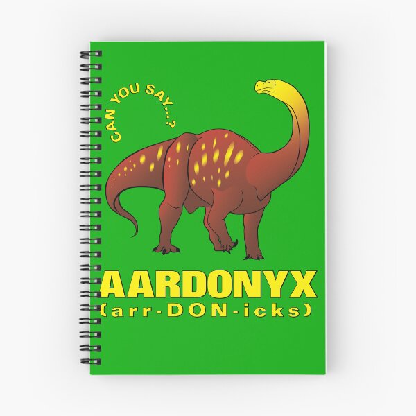 Item preview, BIG EXTINCT NAMES (#1): Aardonyx designed and sold by E.M. Hewey.
